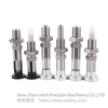 VCN253-YG-Round Head Stainless Steel Long Style Hand-Retractable Plungers
