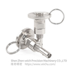 VCN125 Stainless Steel Push-botton Type Ball Lock Pin with Threaded And 3 Beads