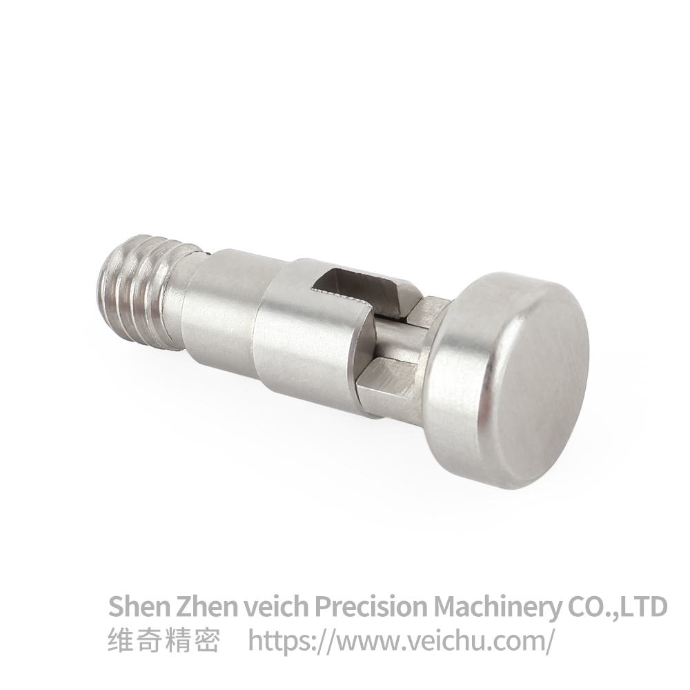 VCN240-CNK Rest Position Type Stainless Steel Round head Hand-Retractable Plungers