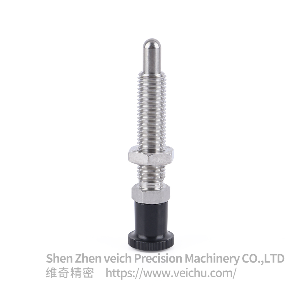 VCN244-BNK Stainless Steel Return Type Long Thread Pull Locating Pin