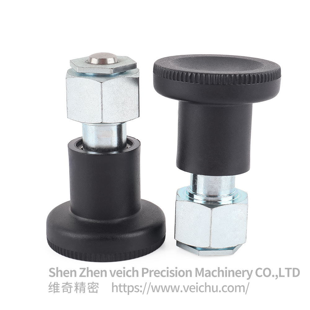 VCN255-C-Rest Position Type Carbon Steel Nylon6 Knob Hexagonal Index Plunger