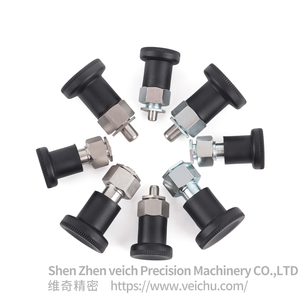 VCN255-C-Rest Position Type Carbon Steel Nylon6 Knob Hexagonal Index Plunger