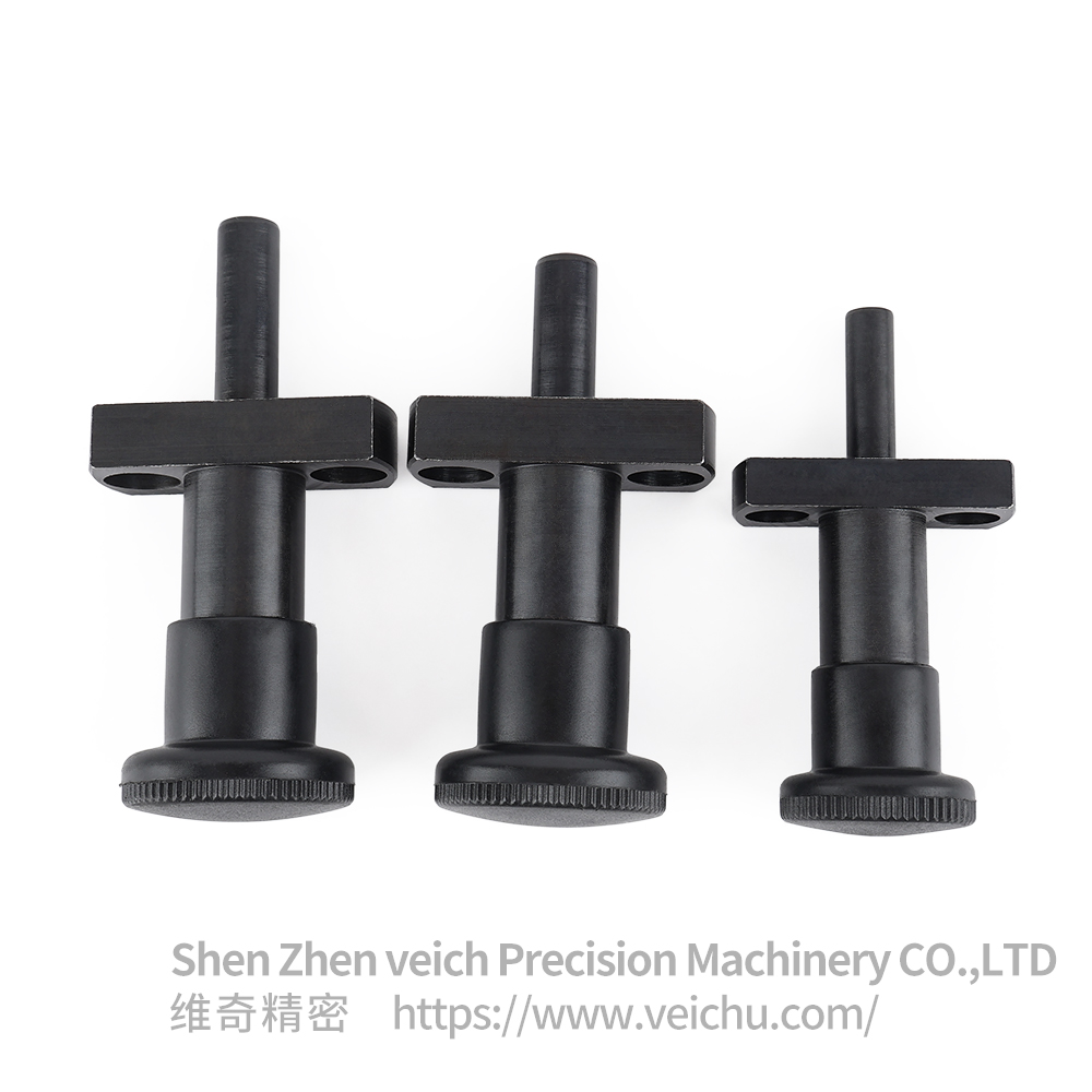VCN249-B Carbon Steel Return Type Flanged Pull Ring Indexing Plunger