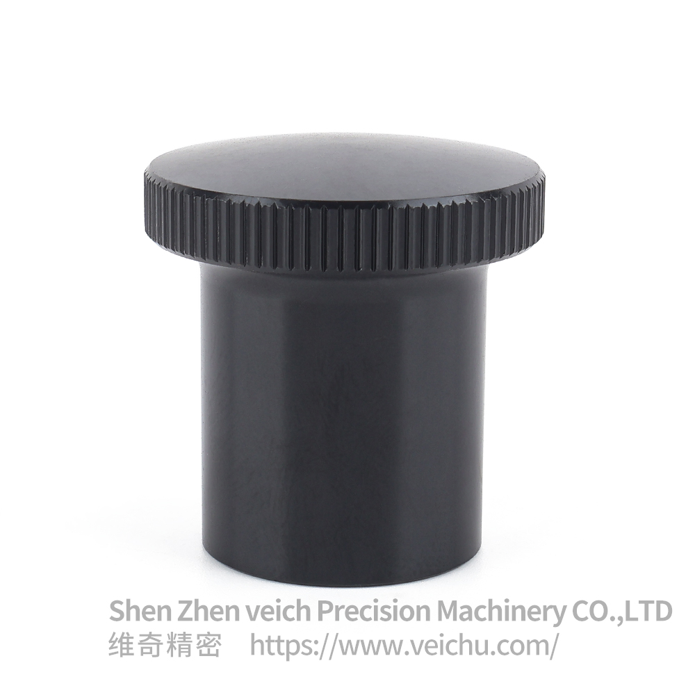 VCN245.1 Aluminum Knurled Knob Index Plunger Knob