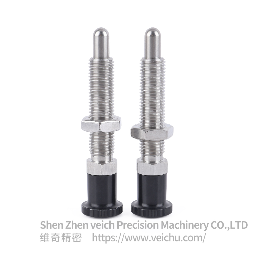 VCN244-BNK Stainless Steel Return Type Long Thread Pull Locating Pin