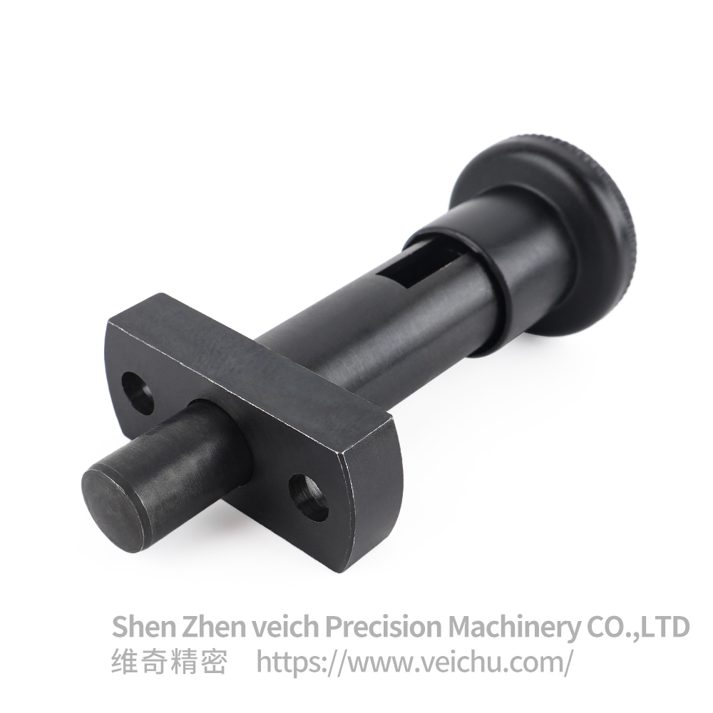 VCN249-C Carbon Steel Rest Position Type Flanged Pull Ring Indexing Plunger