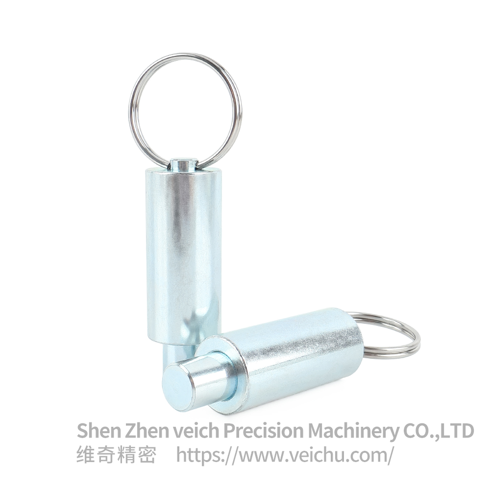 VCN237-L Pull Ring Threadless Index Pin Index Plunger 