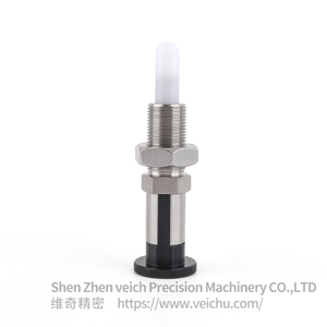 VCN253-HG-Black Head Stainless Steel Rest Position Type Indexing Plungers with Nylon 6 Pin