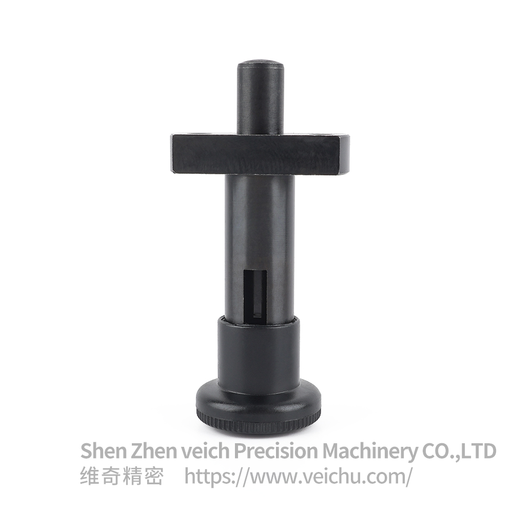 VCN249-C Carbon Steel Rest Position Type Flanged Pull Ring Indexing Plunger