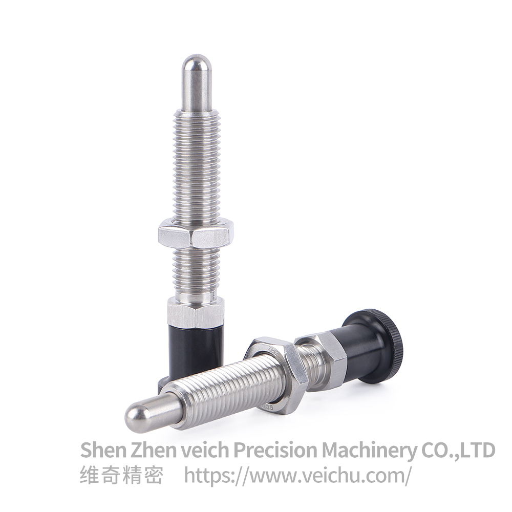 VCN244-BNK Stainless Steel Return Type Long Thread Pull Locating Pin
