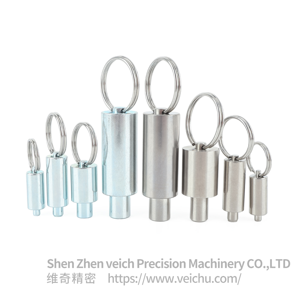 VCN237-L Pull Ring Threadless Index Pin Index Plunger 