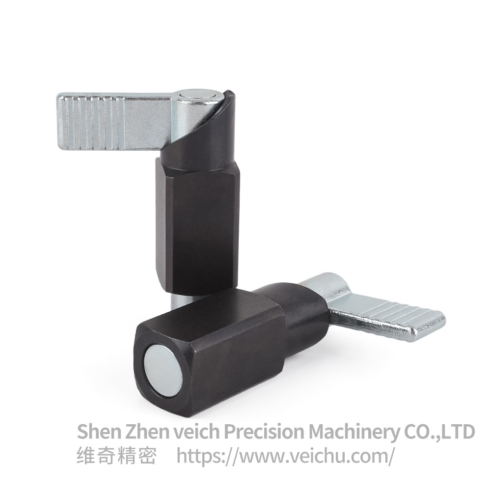 VCN256-AK Weldable L-Handle Carbon Steel Spring Latch Pin