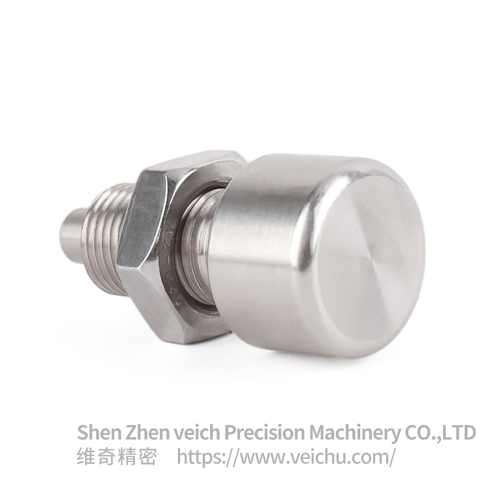 VCN251-CSK All Stainless Steel Rest Position Type Button Index Plunger with Nut