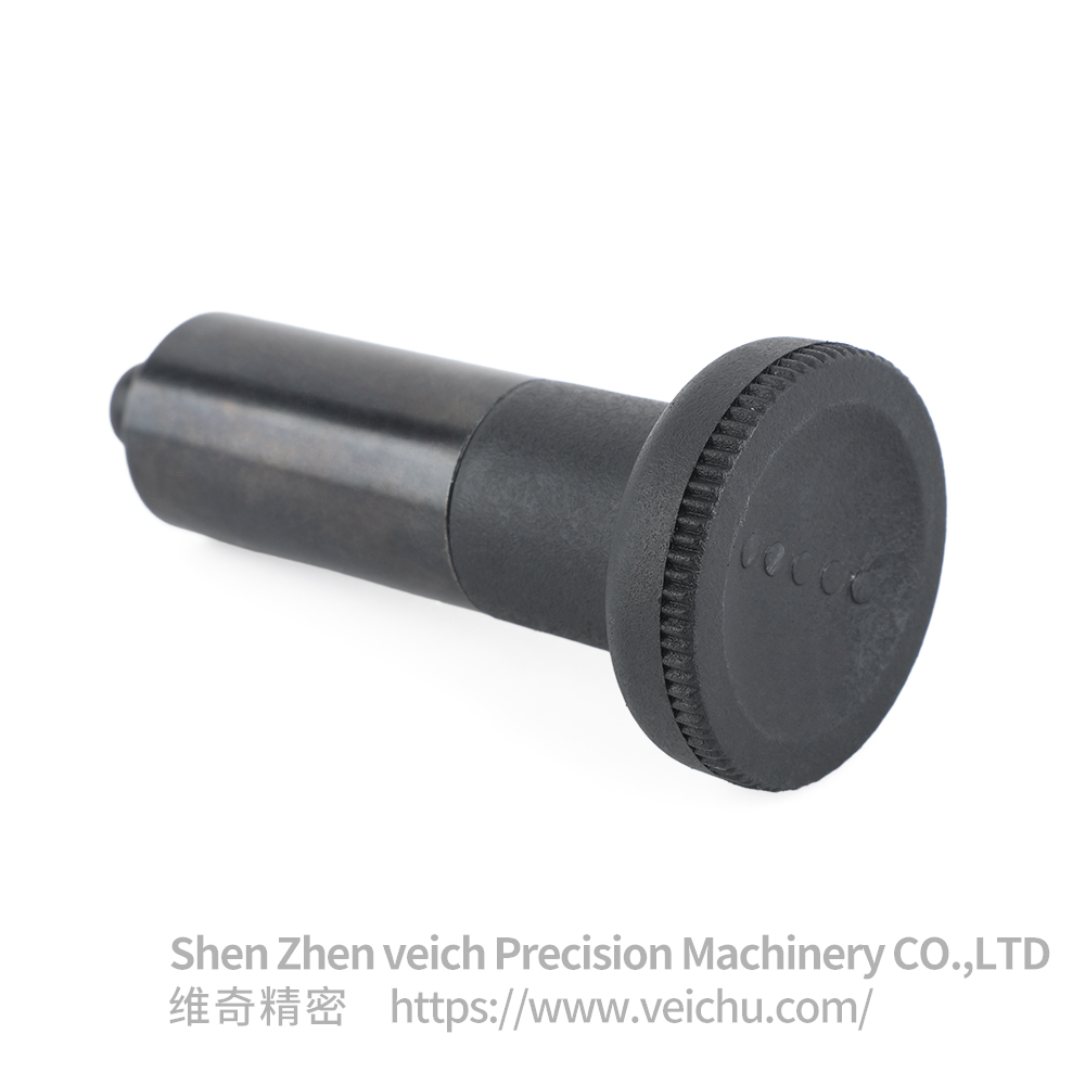 VCN229-B-Black Plastic Knob Carbon Steel Indexing Spring Plunger Mold Auxiliary Components