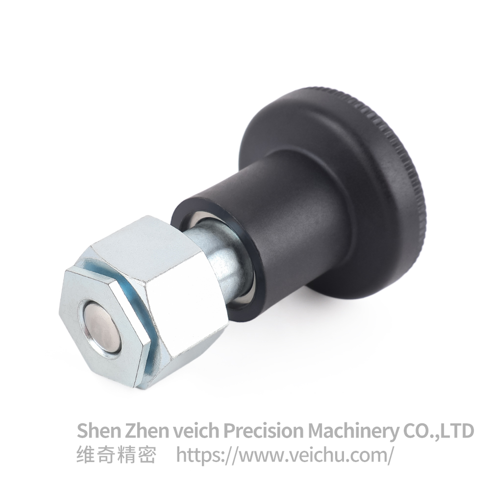 VCN255-C-Rest Position Type Carbon Steel Nylon6 Knob Hexagonal Index Plunger